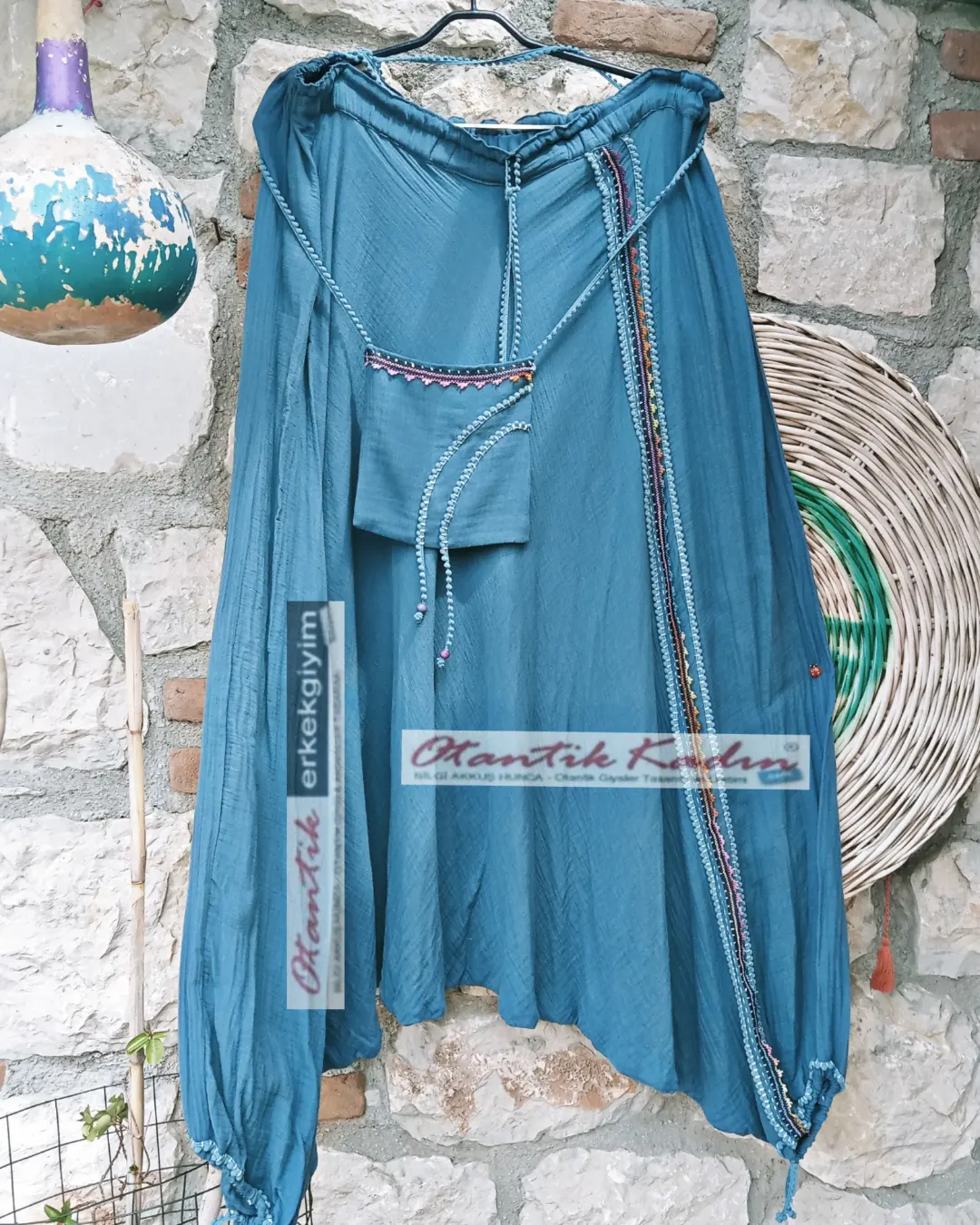 Otantik Tasarım Unisex Büyük Beden Şalvar OBGUS 080423